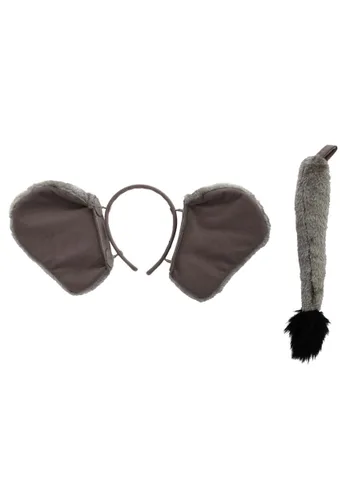 Vista 2 de Kit de Diadema y Cola de Elefante Elástica Multicolor