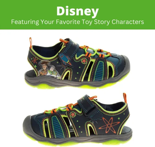 Vista 2 de Disney - Sandalias de Toy Story para niños - Sandalias deportivas de verano iluminadas (bebésniños pequeños)