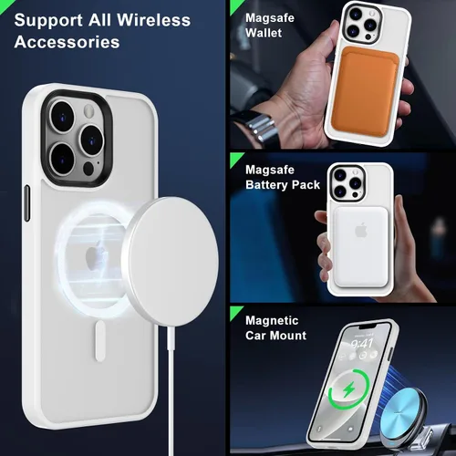 Vista 701 de MOCCA - Funda magnética resistente para iPhone XR de 6.1 pulgadas, compatible con MagSafe, funda con protección contra caídas de grado militar