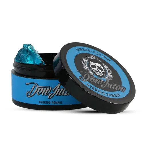 Vista 5 de Don Juan Hybrido Pomade A base de agua Fijación fuerte Alto brillo Extractos de plantas naturales y minerales oceánicos Aroma de brisa