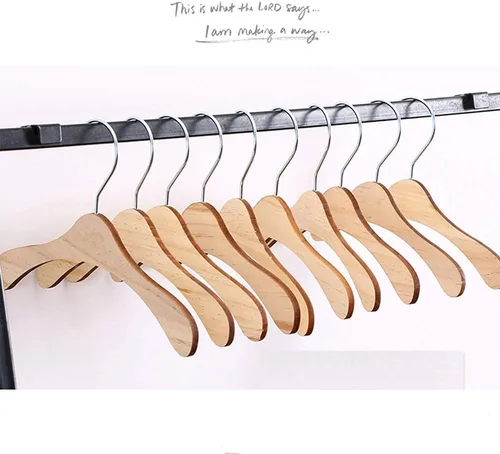 Vista 8 de Paquete de 5 perchas de madera, colgador de ropa para perros de 8.6 pulgadas, perchas pequeñas para vestido de muñeca, ropa, vestidos, accesorios (L)