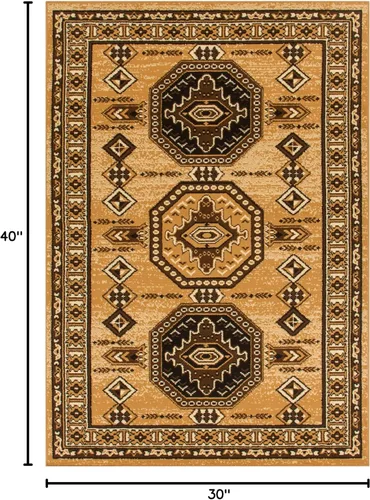 Vista 3 de Superior Alfombra Takeo Collection (6'x9') Caramelo