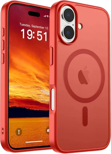 Vista 324 de SUPFINE Funda magnética para iPhone SE 2022 (3ª)/2020 (2ª), iPhone 8 (compatible con MagSafe) (protección contra caídas de grado militar), funda