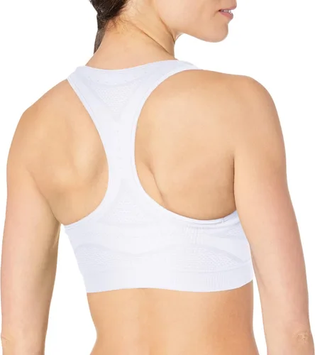 Vista 4 de Seamless Racerback Moderate-Support Sports Bra with CoolDRI Moisture-Wicking