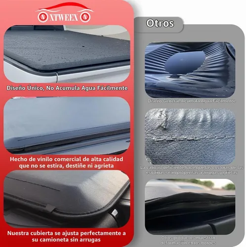 Vista 3 de Funda de cama enrollable suave para Chevy Colorado/GMC Canyon 2015