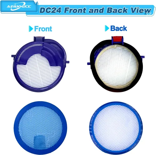 Vista 6 de Kits de filtros de vacío para Dyson DC24, DC24 Animal, DC24 Multi-Floor the Ball, Part 919777-02 & 915928-12,1 Filtro Pre Motor y 1 filtro Hepa