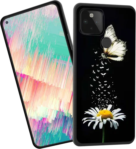 Vista 72 de for Google Pixel 4 XL Case,Slim Shockproof TPU Soft Rubber Silicone Cover Phone Case for Google Pixel 4 XL,Blue Skull Headphone