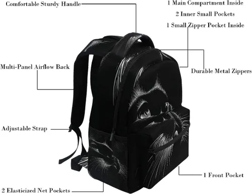 Vista 2 de Mochilas americanas de béisbol para deportes, softbol, mochila escolar, viaje, universidad, bolsa de hombro para mujeres, niñas, hombres y niños