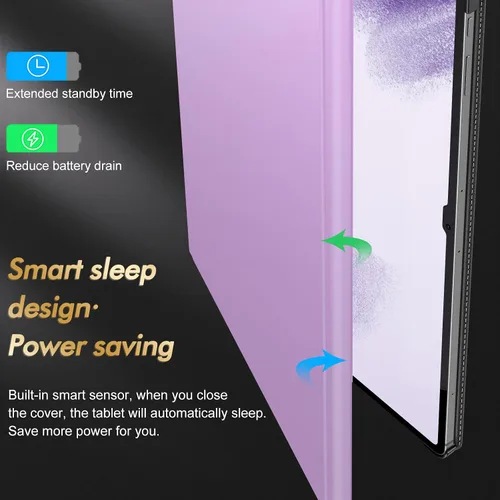 Vista 5 de INFILAND Funda para Galaxy Tab S10 Ultra/S9 Ultra/S8 Ultra de 14.6 pulgadas, funda de soporte multiángulo compatible con tableta Samsung Galaxy Tab