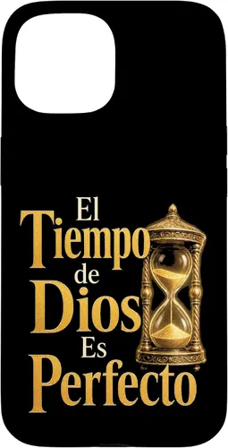 Vista 6 de Fe Cristiana El Tiempo De Dios ES Perfecto Hourglass Case for iPhone Air