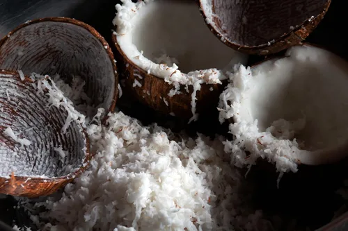 Vista 6 de Mooninja Rallador de coco Raspador Triturador Cabeza de hoja plana Pequeño Utensilios Manual Máquina Cuchillo para Alimentos Molinillo de Mano