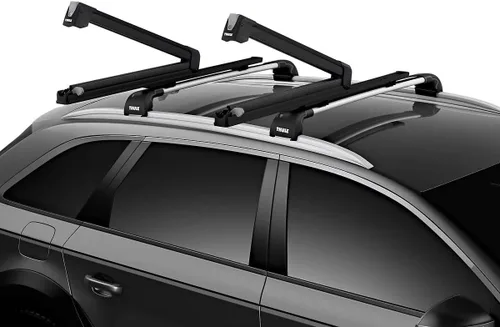 Vista 2 de Thule SnowPack Extender Esquí/Snowboard Rack (6pr/4 Tablas), Negro