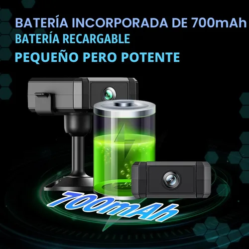 Vista 6 de Cámara inalámbrica pequeña 4K Wifi Cámara de seguridad Mini cámara para interiores y exteriores, cámara portátil inteligente para perros y mascotas
