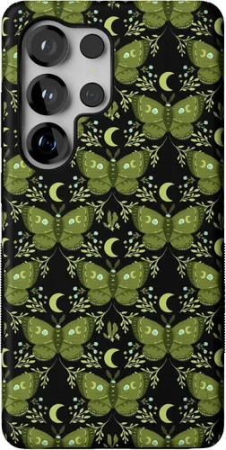 Vista 208 de Casely Funda para Galaxy S9 Postura de cadáver Yoga de esqueleto Diseño protector delgado esencial de doble capa