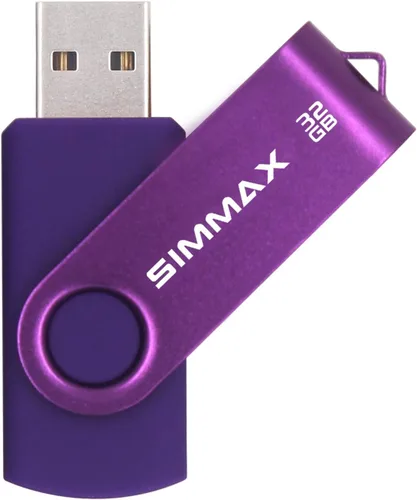 Vista 16 de SIMMAX Memory Stick 32GB USB 2.0 Unidades Flash Thumb Drive Pen Drive (32GB Morado)