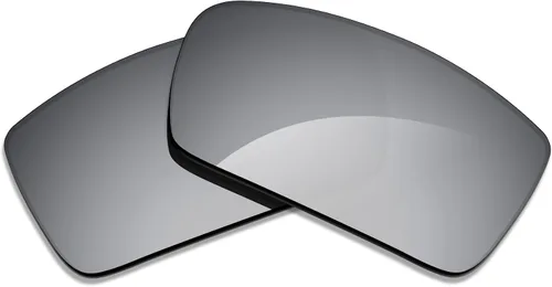 Vista 2 de Alphax Lentes de repuesto polarizadas Elite de titanio plateado para gafas de sol Oakley Gascan OO9014