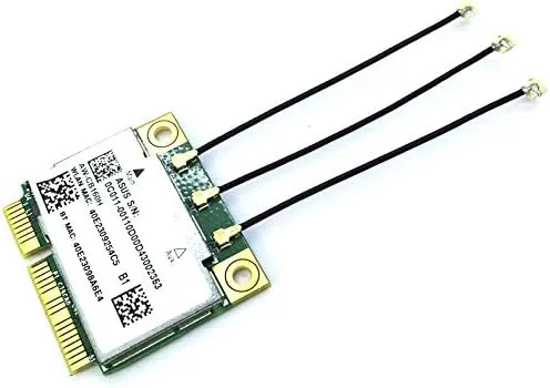 Vista 5 de HUYUN Antena IPEX 4 a IPEX 1 de 3 piezas para BCM94360CSAX / BCM94360CS2 / BCM94360CS2AX / BCM94352Z