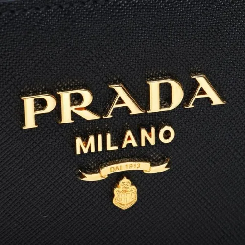 Vista 9 de Prada mujer negro Saffiano Lux bolso Satchel 1ba118