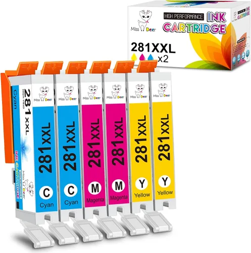 Vista 10 de Miss Deer CLI-65 Ink Cartridges High Yield for Canon 65 Ink