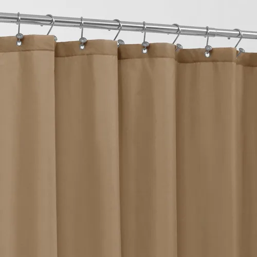 Vista 25 de ALYVIA SPRING Forro de Cortina de Ducha de Tela Extra Largo Impermeable - 72" x 96", Suave y Ligero Cortina de Ducha X-Larga con 3 Imanes, Lavable a