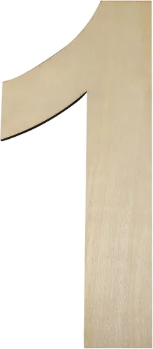 Vista 11 de HILAZA Tablero de madera grande de 12 pulgadas de grosor con número 0, 1/4 de pulgada de grosor, sin terminar, de madera en blanco, para decoración