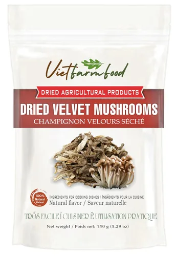Vista 15 de SETAS ABALONE SECAS 5.29 Oz (5.29 oz) VIETFARMFOOD: Productos agrícolas secos con sabor natural puro. Utilizados como ingredientes de cocina