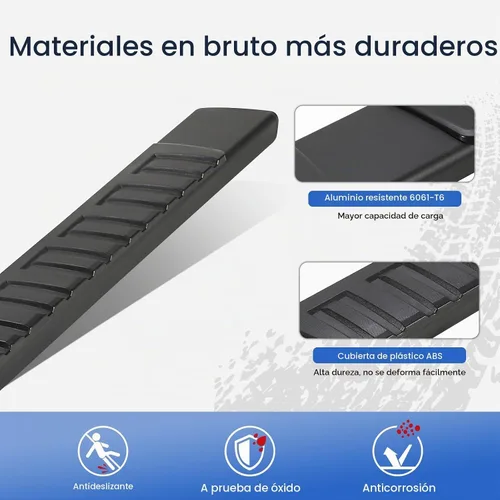 Vista 5 de PZ - Estribos de 6 pulgadas compatibles con Dodge Ram 1500 Crew Cab 2009 - 2018 (incluye 2019 - 2024 1500 Classic), Ram 2500 3500 2010 - 2024 Negro