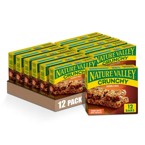 Vista 14 de Nature Valley Barras de granola crujientes, Apple Crisp, caja de edición limitada, 12 barras, 8.94 oz (6 bolsas)