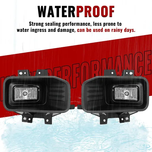 Vista 4 de HECASA Par de luces antiniebla compatibles con Ford F150 F-150 2018-2020 Reemplazo para FO2593246 FO2592246 FO2592246 Lámparas antiniebla