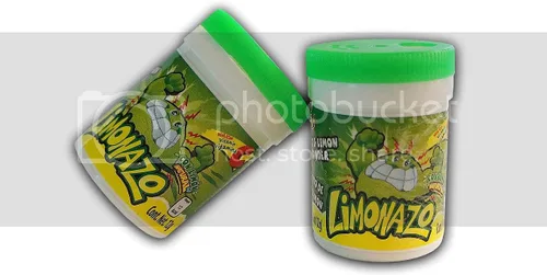 Vista 4 de Jovy Candy Limonazo - Mini coctelera de sal y limón en polvo, 10 piezas