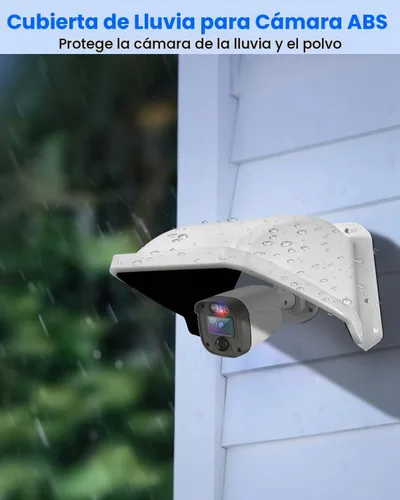Vista 3 de Cámara de seguridad universal Sun Rain Cover Shield para cámara CCTV al