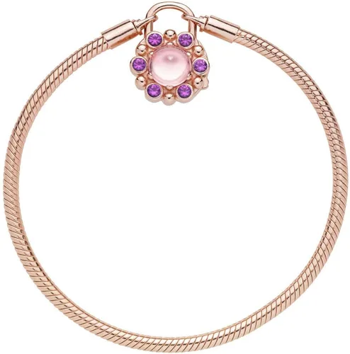 Vista 4 de PANDORA Rose candado Heráldico Radiance Rose pulsera
