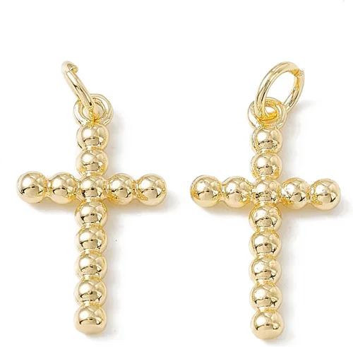 Vista 21 de Stiesy Dijes de latón dorado para hacer joyas, colgantes a granel para collares, pulseras, aretes, manualidades, Vidrio, Sin piedra preciosa