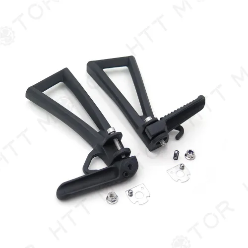 Vista 5 de XKMT- Estriberas para pie de pasajero trasero color negro compatible con Yzf R6 2006-2009 2010 2011 2012 [B00YWCC69K]