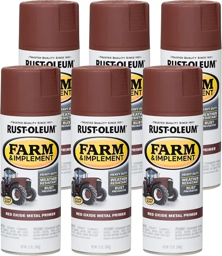 Vista 98 de Rust-Oleum Farm & Implement 280176 - Pintura esmaltada, galón, naranja (Allis Chalmers Orange)