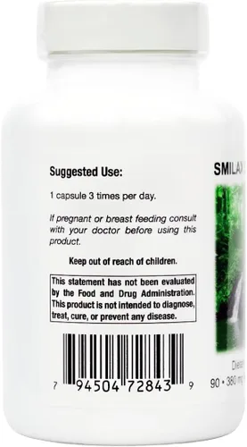 Vista 3 de Supreme Nutrition Smilax Supreme, 90 cápsulas vegetarianas puras de zarzaparrilla