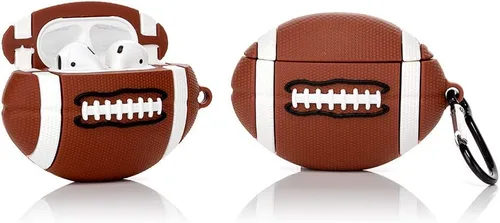 Vista 2 de Funda para auriculares AirPods de 2ª/1ª generación, funda protectora de silicona de dibujos animados a prueba de golpes con múltiples estilos