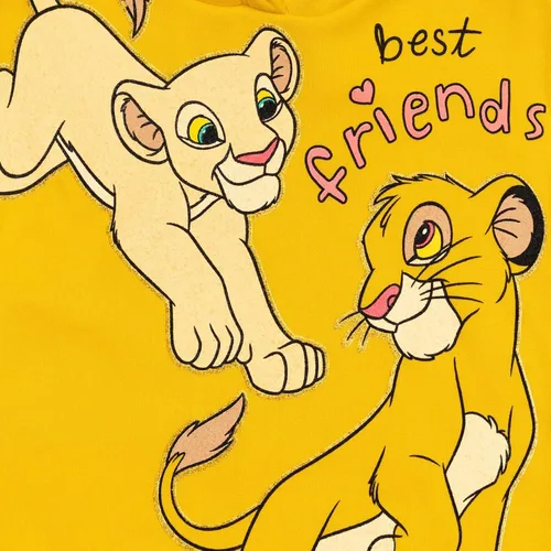 Vista 5 de Disney Lion King Simba - Sudadera con capucha y forro polar cruzado para niñas