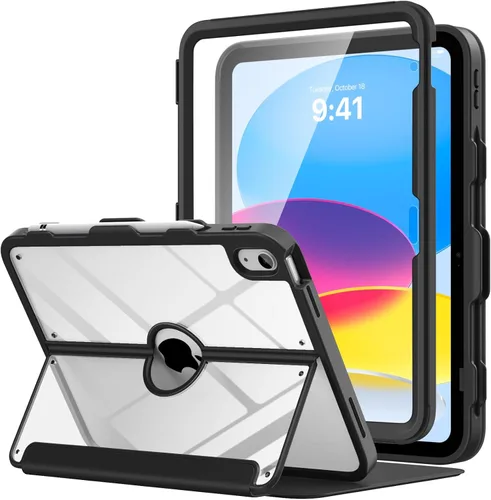 Vista 37 de MoKo Funda para iPad (A16) de 11ª/10ª generación con soporte para lápices A-Azul marino