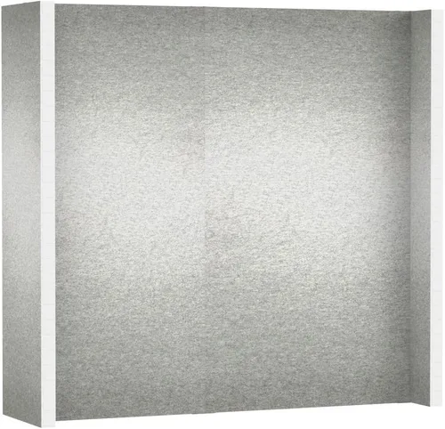 Vista 16 de EverPanel - Kit de pared modular de 7 x 7 pies, color azul oscuro SoundSorb con ribete negro, divisor de habitación, paneles de pared entrelazados