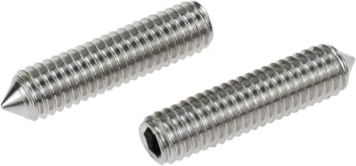 Vista 10 de Sscon 100 tornillos de acero inoxidable 304 M4 x 0.236 in 304 Tornillos sin cabeza Tornillos hexagonales