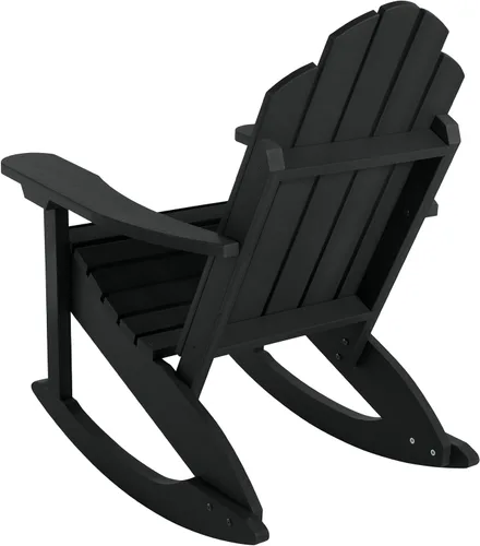 Vista 6 de highwood Classic Westport Adirondack - Silla mecedora, tamaño único, color negro