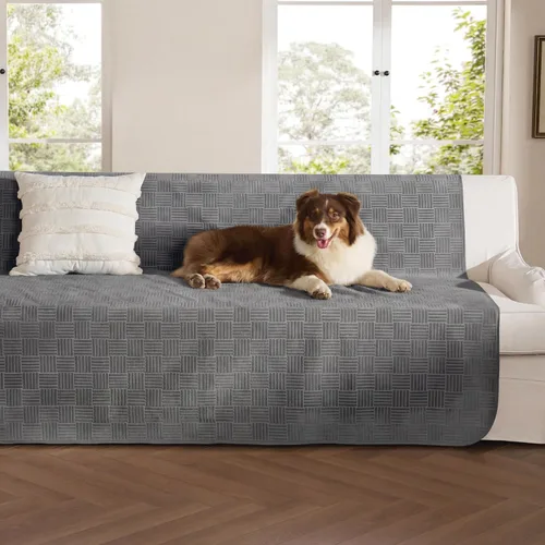 Vista 18 de Bedsure Funda de cama impermeable lavable para perros, manta impermeable para sofá y cama individual, protector ligero de muebles para mascotas
