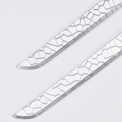 Vista 4 de Espada de anime japonés Samurai Pu de 32 pulgadas, espada de anime ninja Katana juguete para adolescentes, adultos, jugar, esgrima, diversión