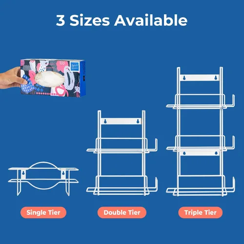 Vista 7 de FMP Brands Soporte doble para guantes para montaje en pared, soporte de caja de servilleta desechable, dispensador de metal duradero blanco