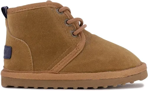 Vista 2 de Nautica Botas para niños con piel Sherpa para nieve e invierno, botines cálidos para niños y niñas (niños grandes, niños pequeños, niños pequeños)