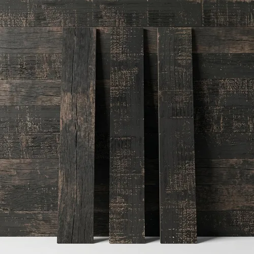 Vista 12 de BarnwoodUSA Tablones de madera recuperada real - Paneles de encaje para arriba fáciles con clavos para panelado de pared de madera rústica