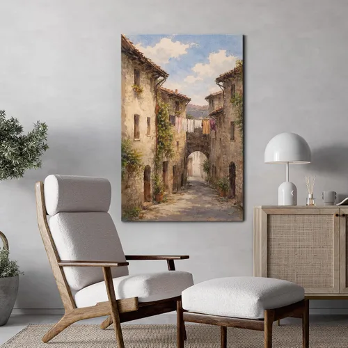 Vista 95 de wall26 Prado con álamos por Claude Monet - Arte moderno impresionista, arte en lienzo para el hogar, 12 x 18 pulgadas