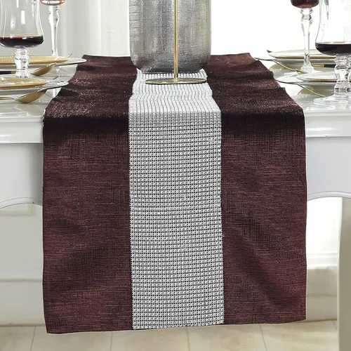 Vista 15 de Camino de mesa largo con lentejuelas y diamantes de imitación y borlas para comedor, Navidad, boda, fiesta, decoración de mesa