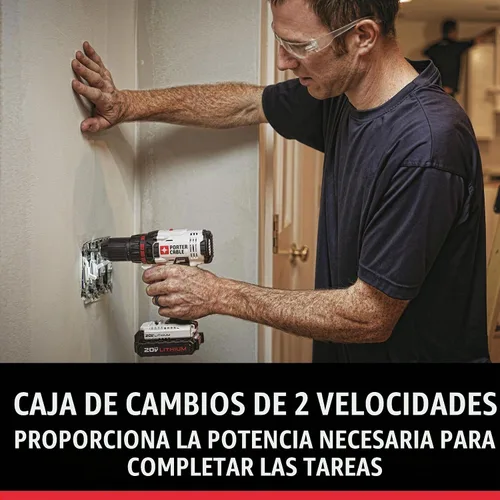 Vista 8 de PORTER-CABLE Kit combinado de 6 herramientas de 20 V MAX* Juego de taladro inalámbrico, destornillador de impacto, sierra circular, sierra